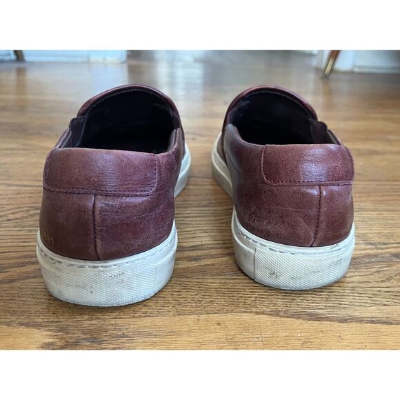 COMMON PROJECTS Maroon Slip On Loafer Shoes  Mens Size EU 44 US 11 - Picture 5 of 9